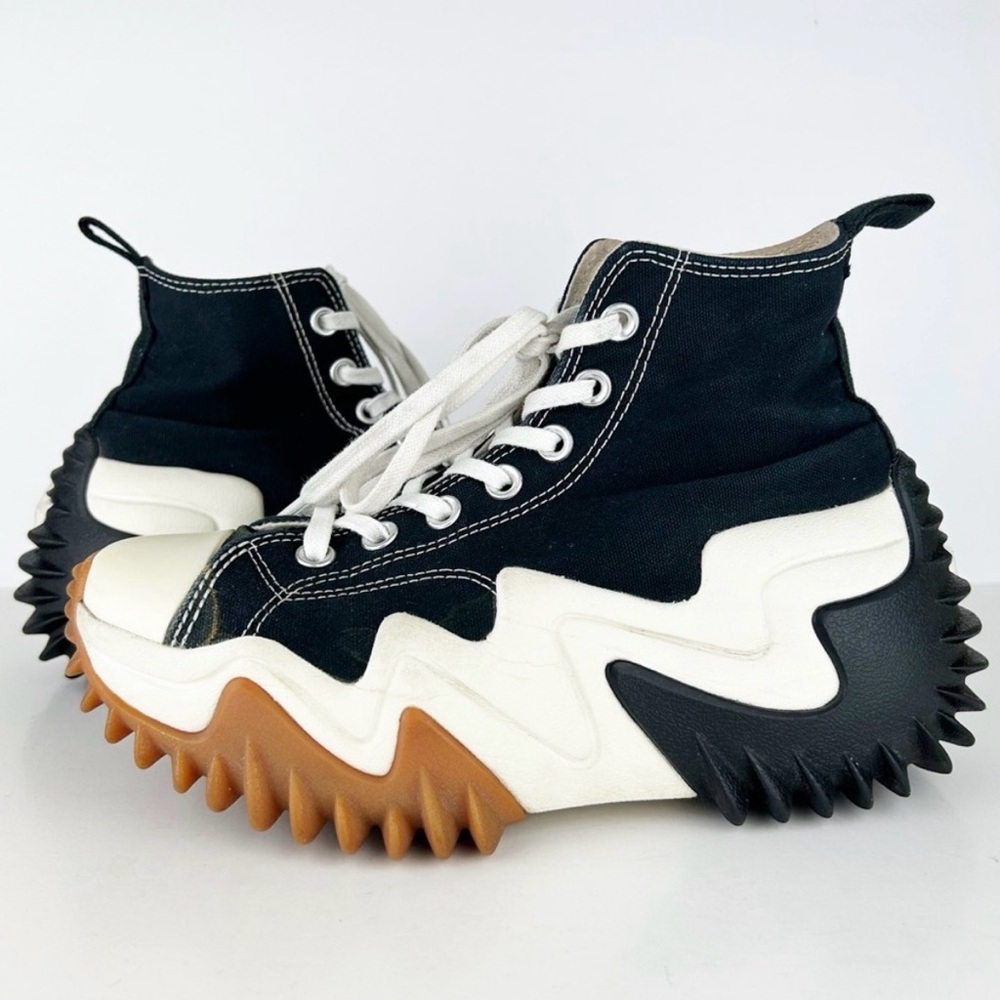 Converse Run Star Motion Hi Platform Shoes Black/White Unisex Women’s size 7